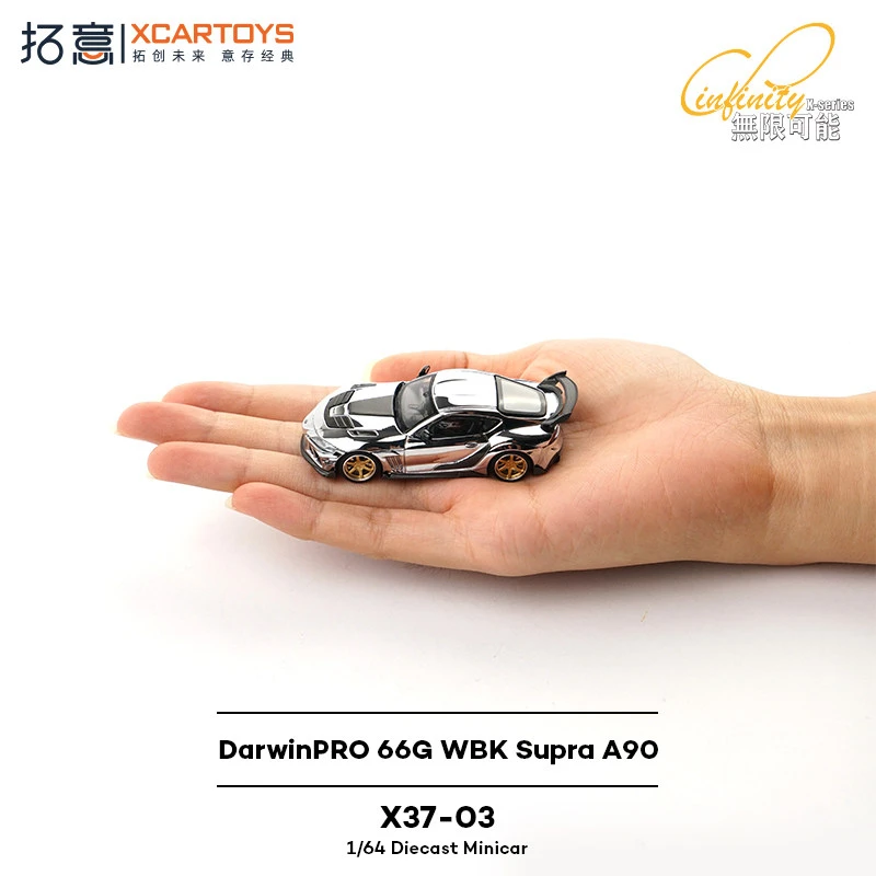Фото Xcartoys 1:64 X37-03 DarwinPRO 66G WBK Supra A90 Коллекционная модель автомобиля из литого сплава №1