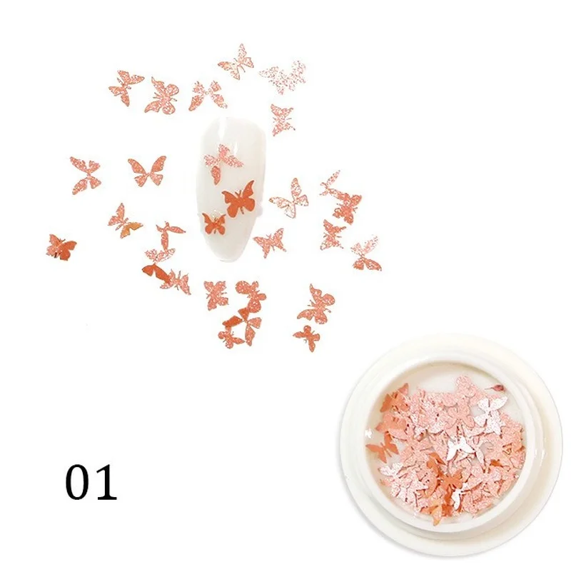 50 шт. декоративные хлопковые ногти-бабочки |
