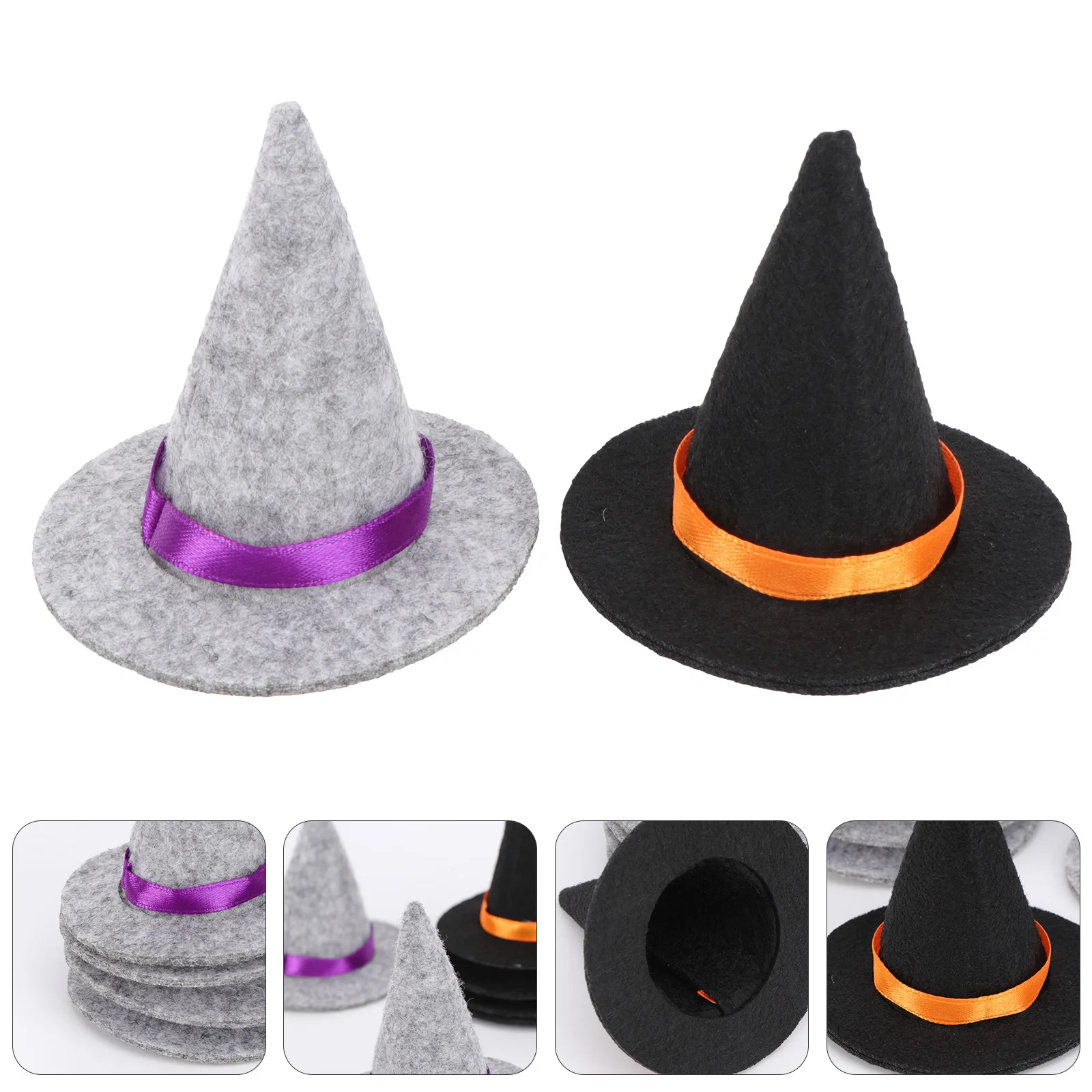 

Witch Hat Bottlewine Mini Hats Decor Cap Miniature Accessory Small Caps Wizard Topper Craftsparty Tiny Pet Wraprabbit Lollipop