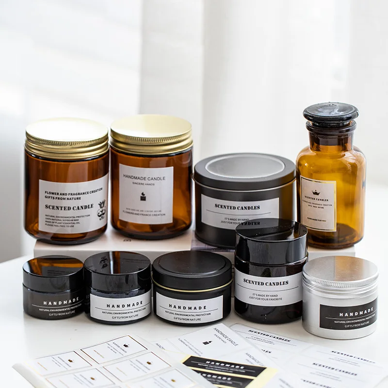 

Candle Jar Decorative Label Sticker DIY Aromatherapy Candle Sticker Diy Candle Making 8pcs Candle Making Supplies m