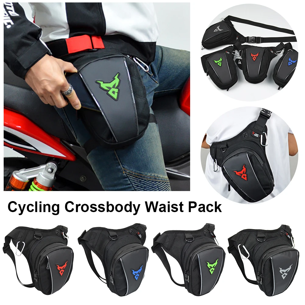 

Motorcycle Drop Waist Leg Bag Large Capacity Motorbike Tactical Travel Cell Bag Breathable Hip Bum Thigh Belt for Outdoor Riding