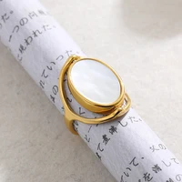 Двухстороннее вращающееся кольцо из меди для женщин