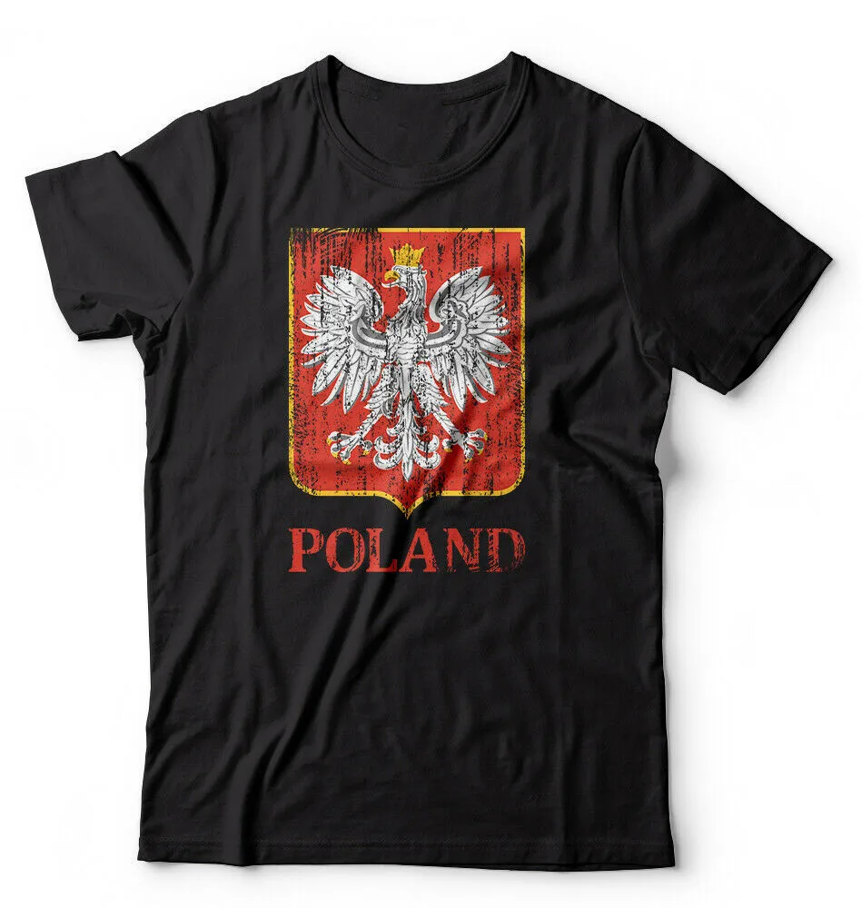 

Polish Eagle Coat of Arms Polska Poland Pride T-Shirt 100% Cotton O-Neck Summer Short Sleeve Casual Mens T-shirt Size S-3XL
