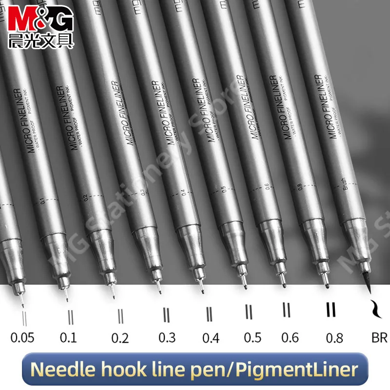 M&G Needle tip pen Stabilo 0.2/0.3 PigmentLiner sketch Fine 