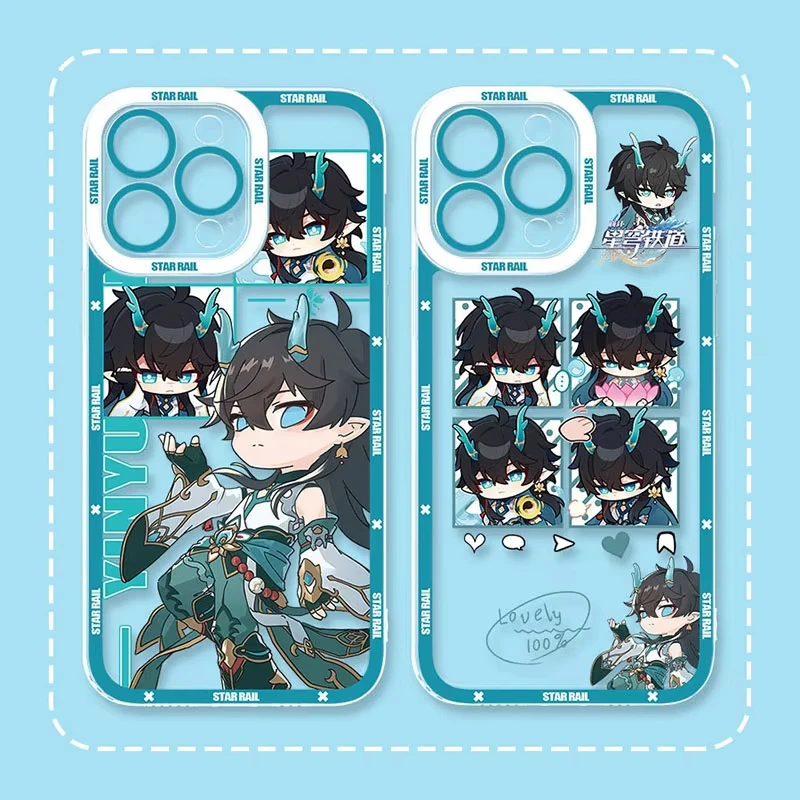 Мягкий чехол для телефона Honkai Star Rail Samsung A15 25 35 A55 M15 M23 54 Galaxy S24 23 21 S20 Ultra Plus 22Plus FE 5G