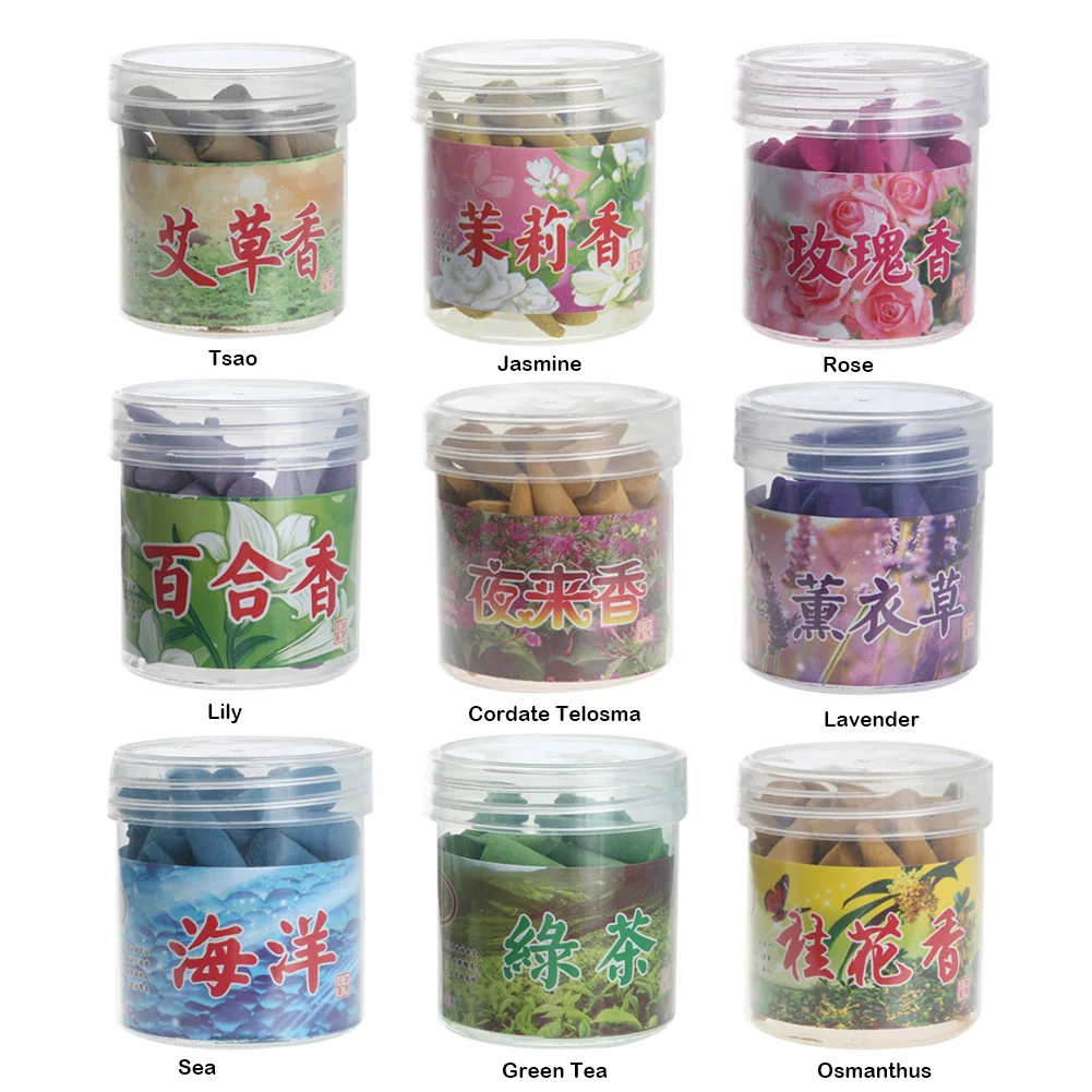 Backflow Incense Cones Natural Sandalwood Fragrant Lavender Antiseptic Burners Wholesale |