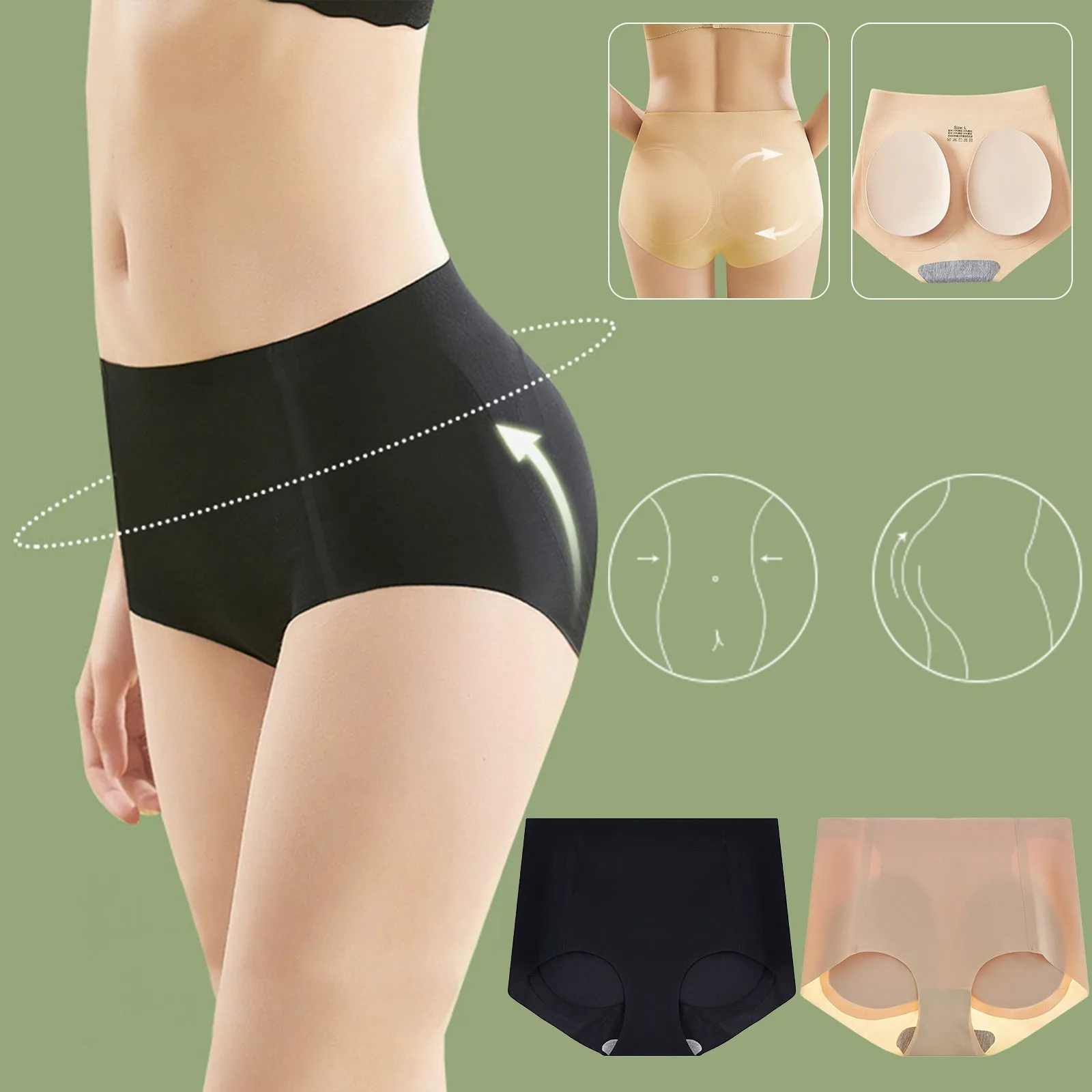 

Женские Соблазнительные утягивающие штаны для подтягивания живота и ягодиц, утягивающие штаны с высокой талией для коррекции фигуры, красивые Трусики-бикини для тела