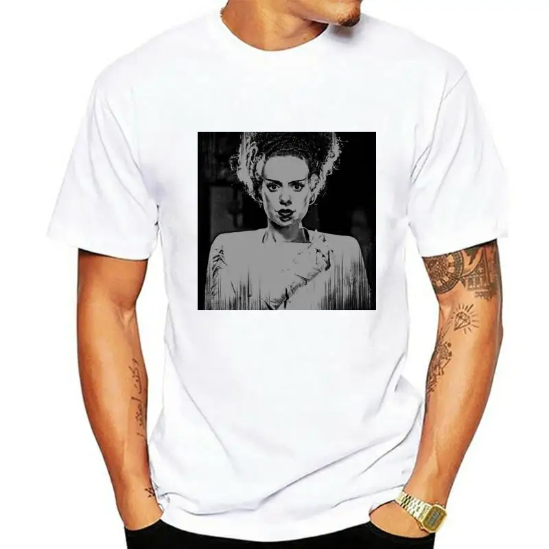 

Черная футболка bride of frankenstein для невесты