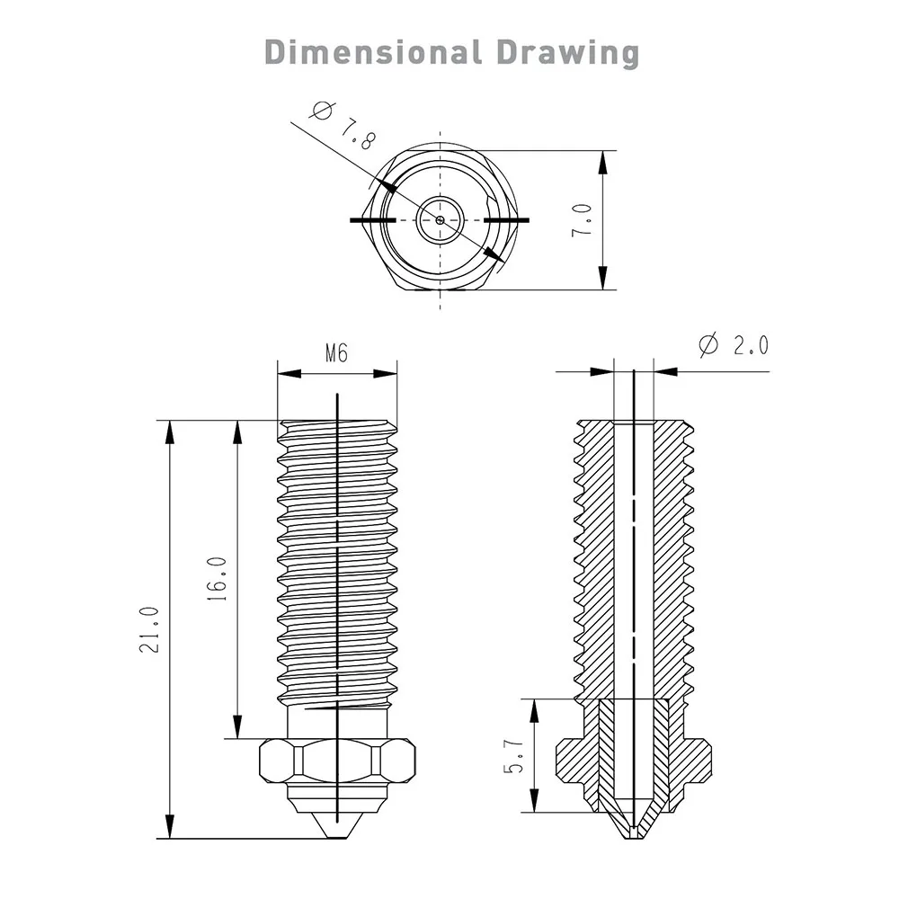 Биметаллическая насадка MY 550C высокотемпературная с медным покрытием из вулкана