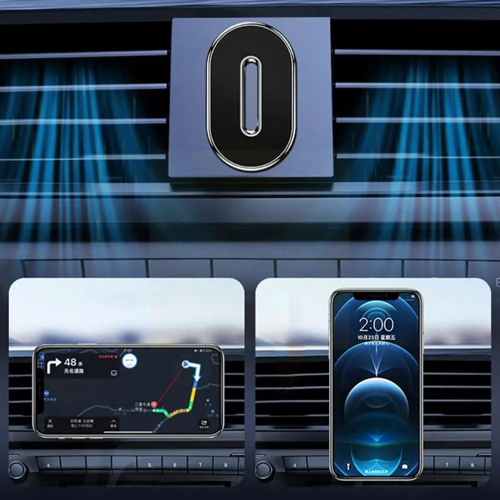 

Металлический магнитный автомобильный держатель телефона, сильный магнит на присоске, поддержка GPS, самоклеящаяся подставка для телефона, ...