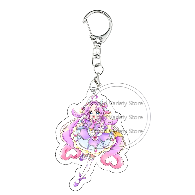 Фото Акриловый брелок-ключница Star Detective Precure Pretty Cure с Лукукой, Морией, Утой, Сакурой, Рурукой, Мори — изысканные украшения и подарки для студентов №3