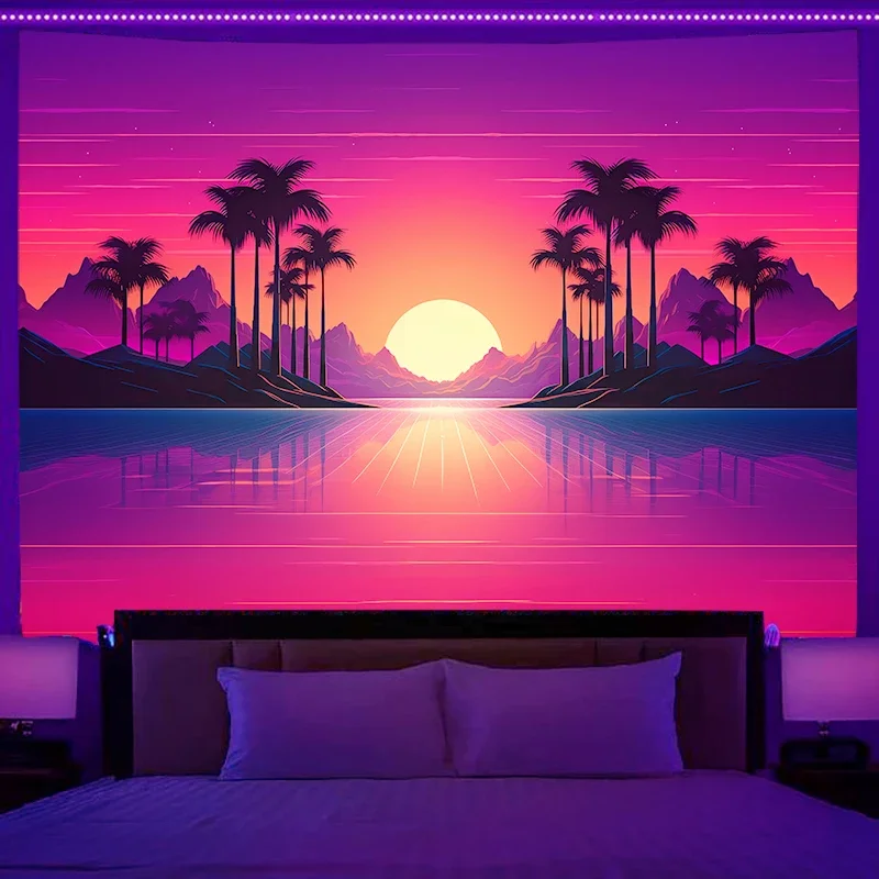 

Флуоресцентный гобелен Сакура