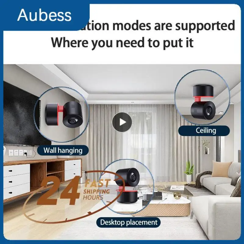 

Surveillance Camera Smart Two-way Call Panoramic Monitoring Mini Camaras Smart Home Surveillance Protection Wifi Camera 1080p