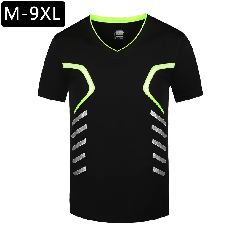 

Men's T-shirt Plus Size Casual Short Sleeve Sports Top Summer Quick Drying Clothes Men's Fitness Clothes Clothing for Male 2022