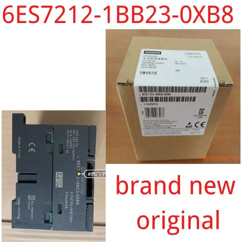 

6ES7212-1BB23-0XB8 Brand New SIMATIC S7-200 CN CPU 222 compact device