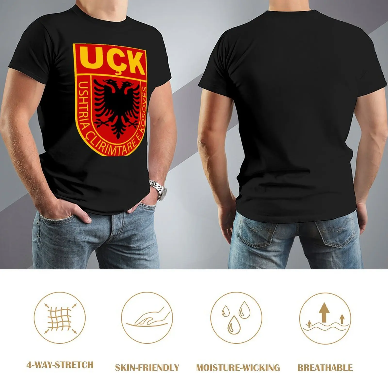 markiiar uqk uck армейская албанская футболка подарочная