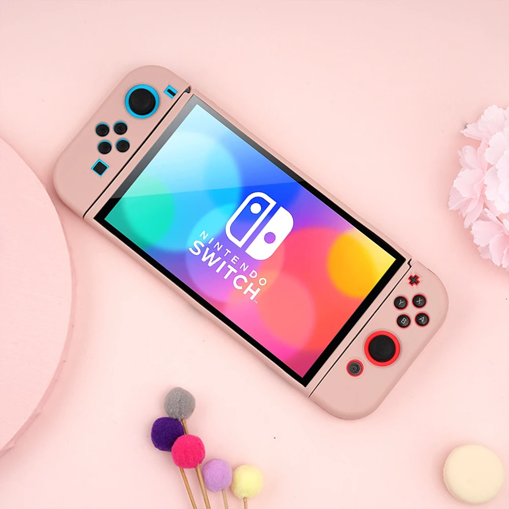 

Мягкий ТПУ чехол Dockable, совместимый с Nintendo Switch OLED 360 градусов, полный защитный чехол
