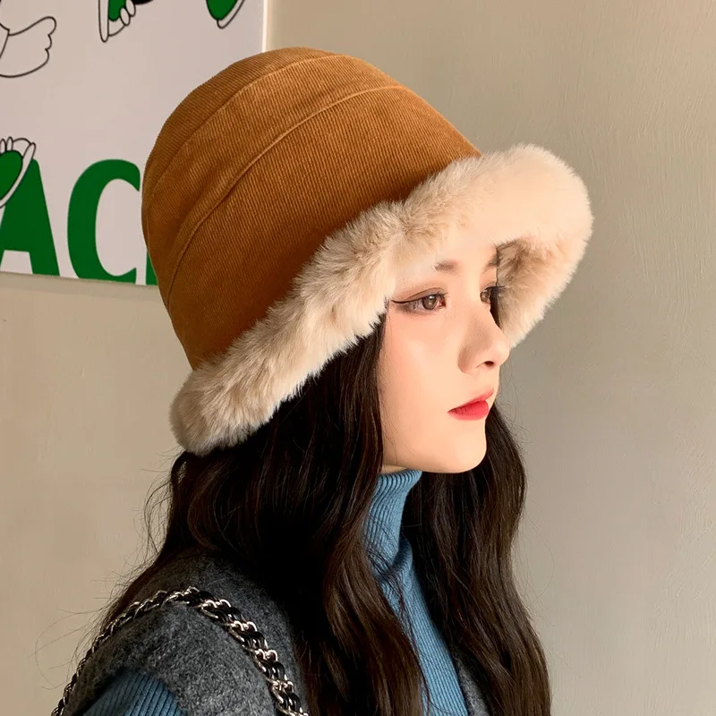 

Женская зимняя Рыбацкая шапка для сохранения тепла, однотонная, для отдыха, модная, благородная, мягкая, дышащая и удобная