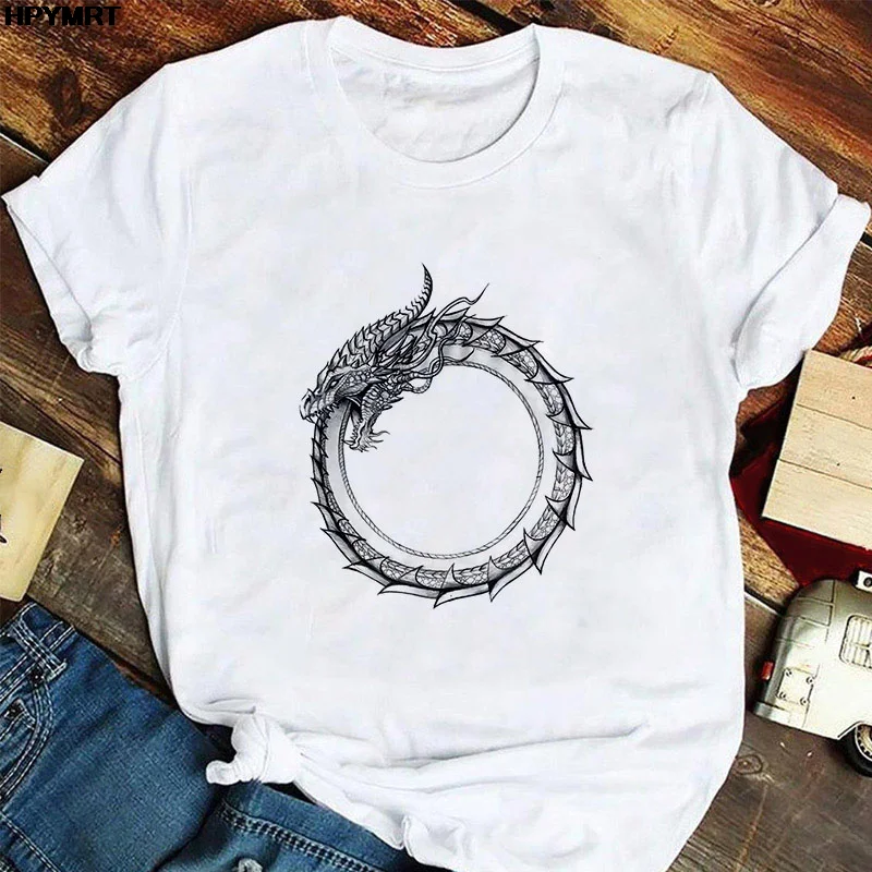 

Женская футболка с коротким рукавом, круглым вырезом и абстрактным принтом