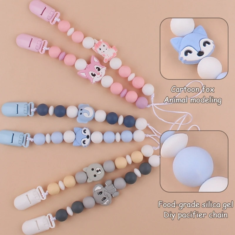 

BPA Free Teether Clip Cute Paci Clip Girls & Boys Birthday Easter Shower Gift