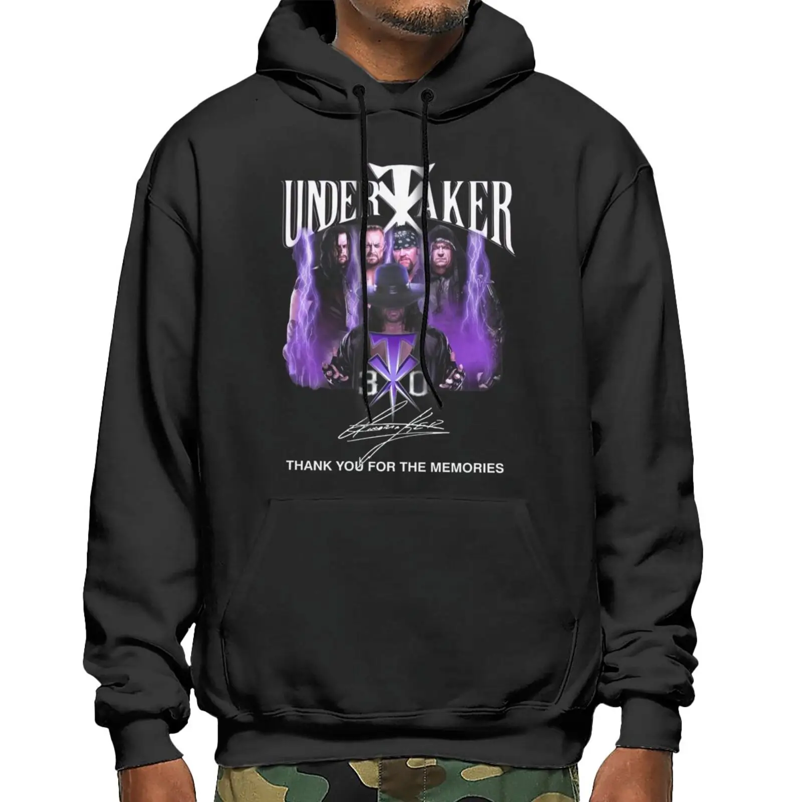 

Undertaker Signature 30 Years Memories 496 Hoodies Sweatshirts Men's Mantle Hoodie Men Men Sets Women's Hoodie Hoodies Jackets
