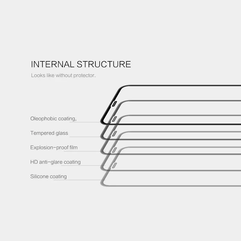 NILLKIN For iPhone 11 Pro Max Glass 6.7 3D MAX Protective Screen Protector For iPhone 11 Glass Tempered Glass for iPhone 11 Pro