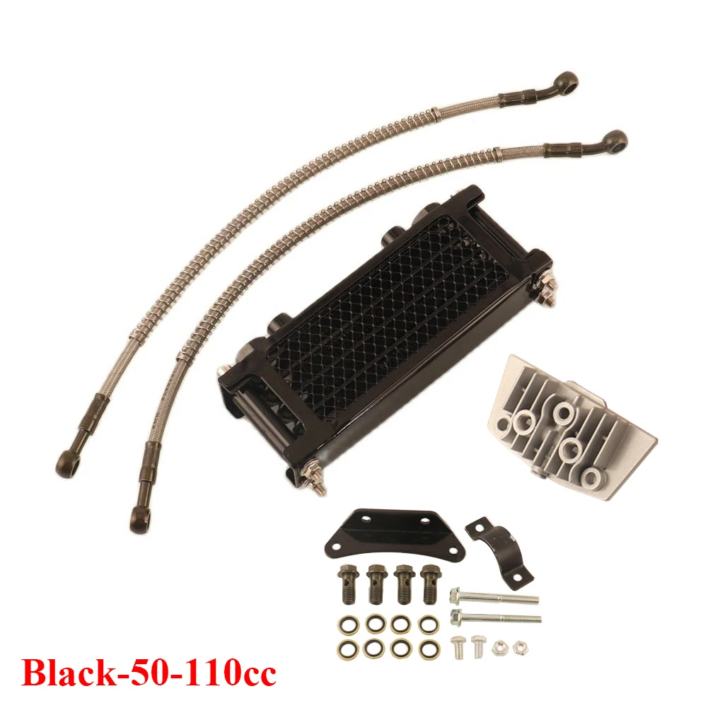 

Motor Oil Cooling Cooler Radiator Oil Cooler Set For 50cc 70cc 90cc 110cc 125cc 140cc Dirt Bike Monkey Bike DAX Pocket Bike ATV