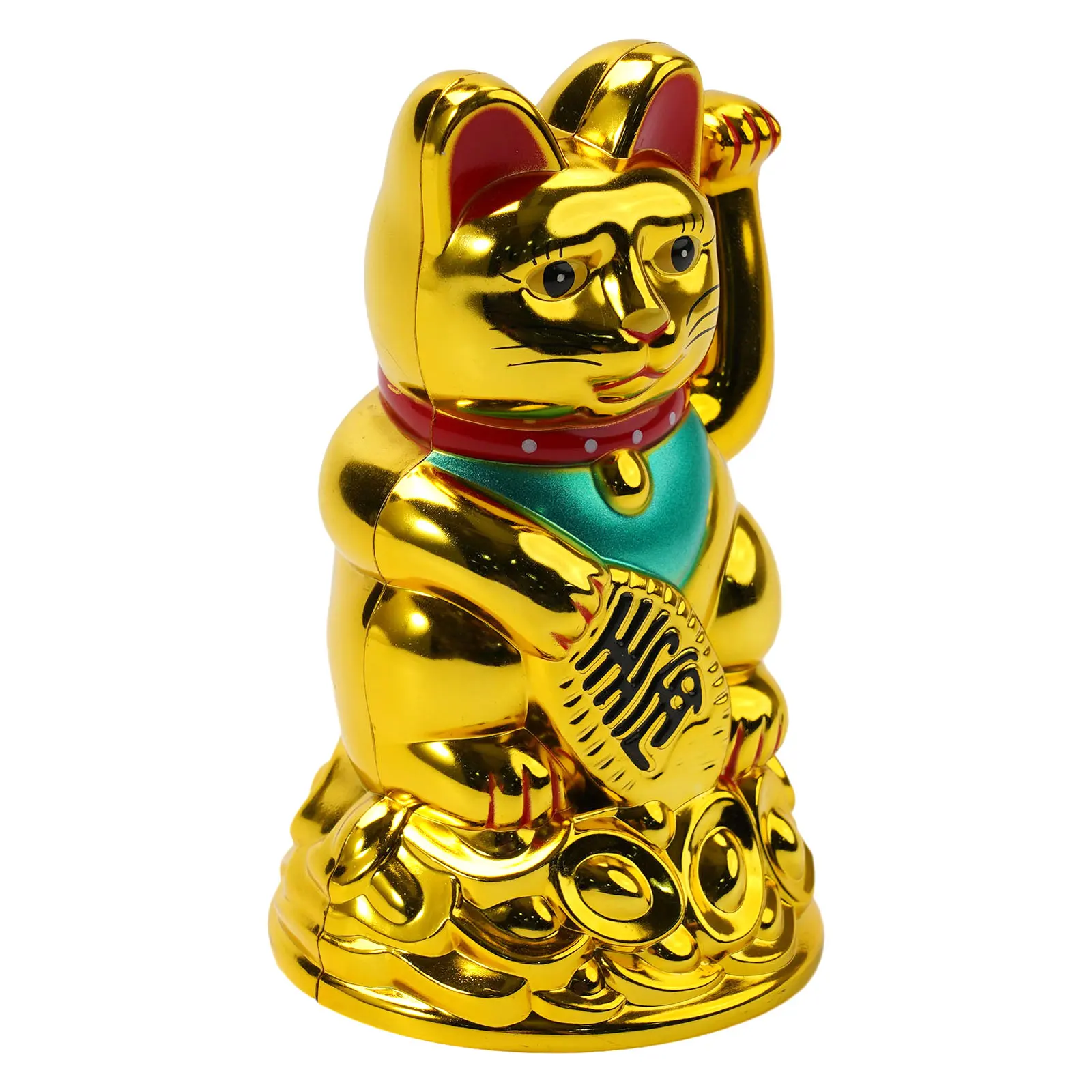 Украшение Lucky Cat Waving Пластик 6 5 дюймов Beckoning Maneki Neko Подарки на день рождения Фэн-шуй