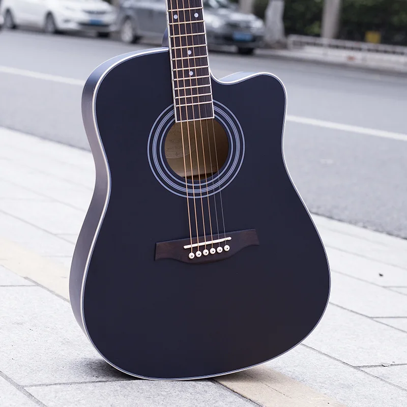 

Beginner Portable Explorer Guitar 6 String Children Country Beginners Guitar Hollow Body 41 Inches Violao Acustico Musicman