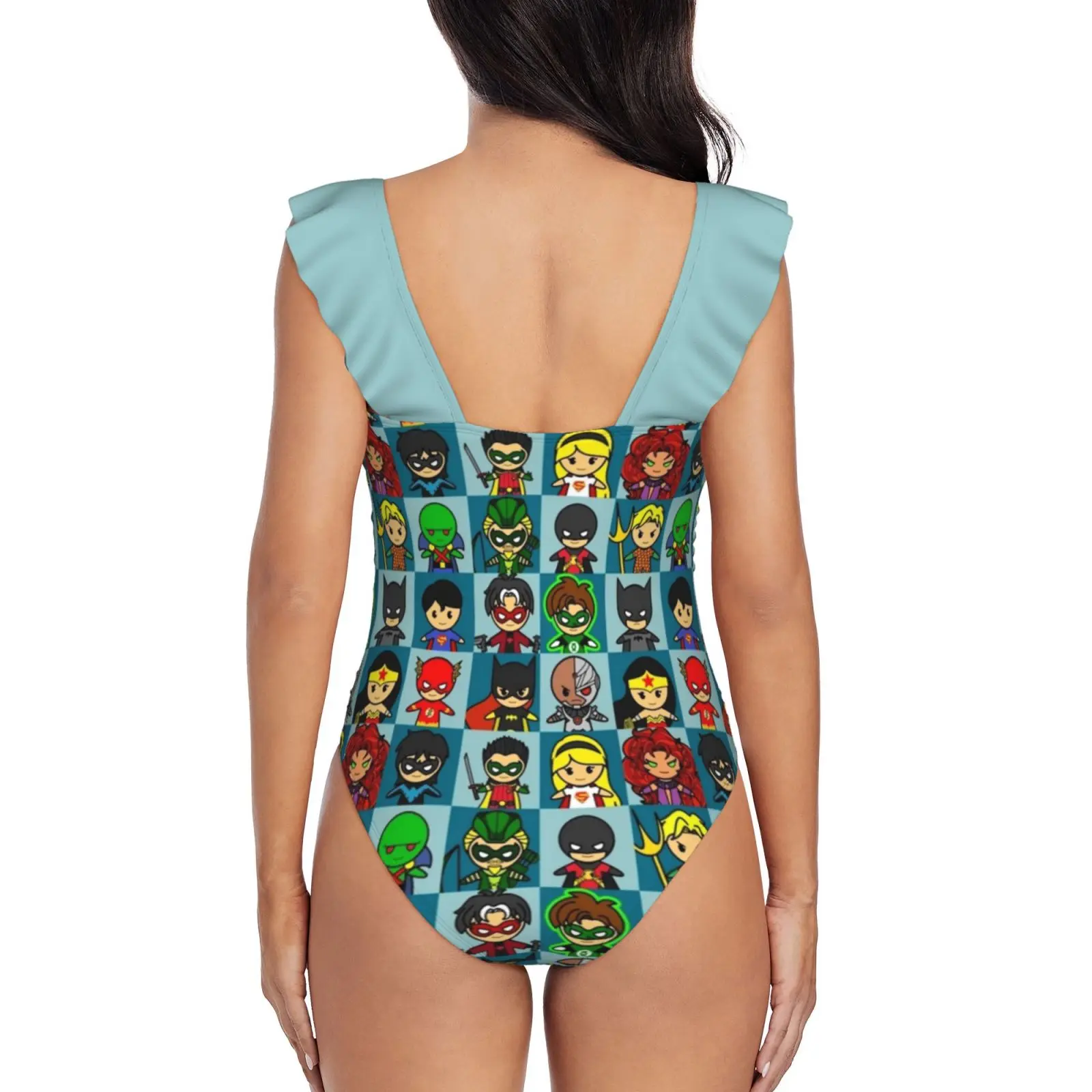 Слитный купальник Hero Cube 2 с оборками женский сексуальный Монокини новые пляжные