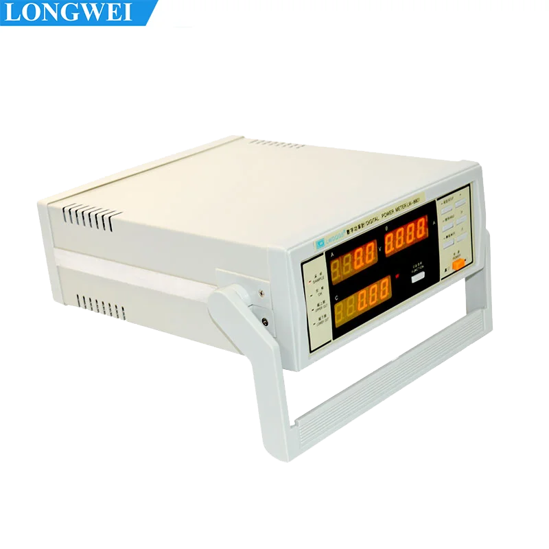 Фото Измеритель мощности Longwei LW-9800 с функцией сигнализации, 600В 20А, цифровой измерительный прибор для измерения тока и напряжения, с большим экраном №2