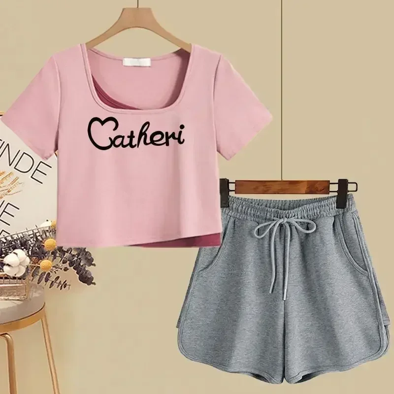 2024 модный новый искусственный костюм-двойка женские весенне-летние свободные