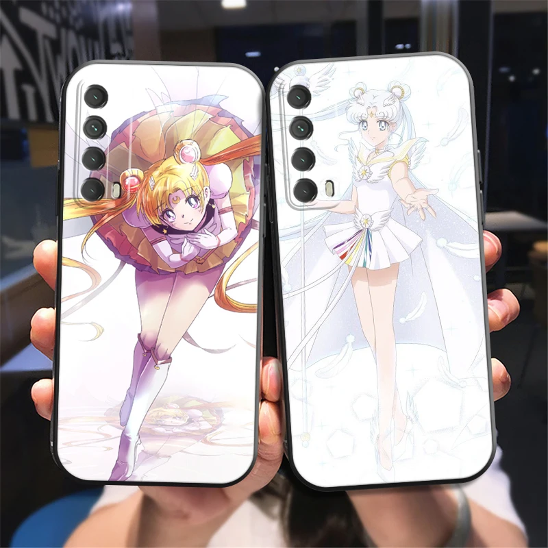 

Чехол для телефона с японским аниме Сейлор Мун для Huawei P Smart Z 2019 2021 P20 P20 Lite Pro P30 Lite Pro P40 P40 Lite 5G Funda Carcasa