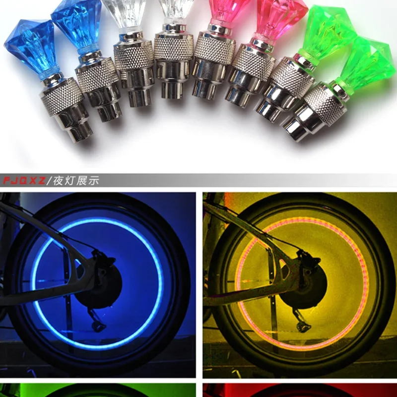 2 шт. велосипедные фонари с датчиком движения светодиодные батарейками для