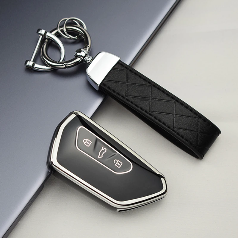 

Мягкий ТПУ чехол-брелок для Skoda Octavia A8, для Seat Leon FR MK4 Cupra, для Volkswagen VW Golf 8 MK8 ID-4 ID-6, чехол для автомобильного ключа