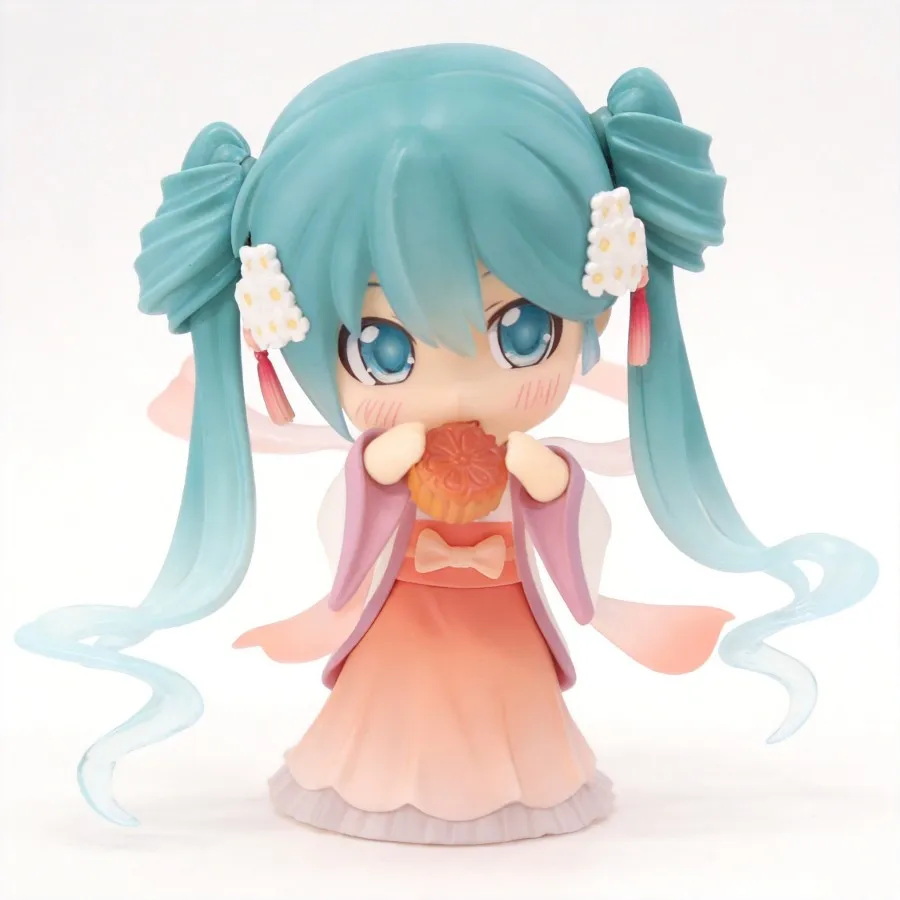 Фото Коллекционная фигурка-орнамент Hatsune Miku: Яркая Луна, Праздник середины осени, Чиби-версия, подарок №5