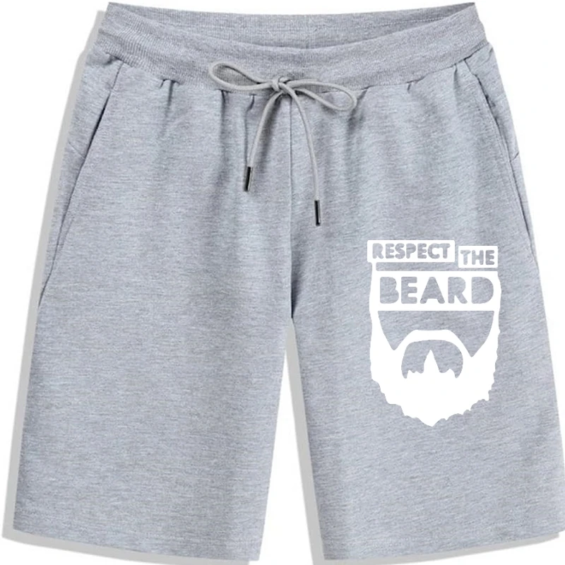 

Men Fashion New Shorts for men Custom Design Respect The Beard Fear Humor New Arrival