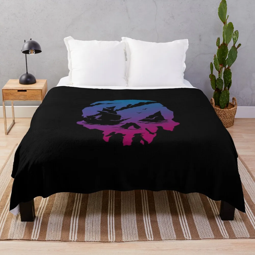 

Sea Of Theves Watery Throw Blanket Picnic Blanket
