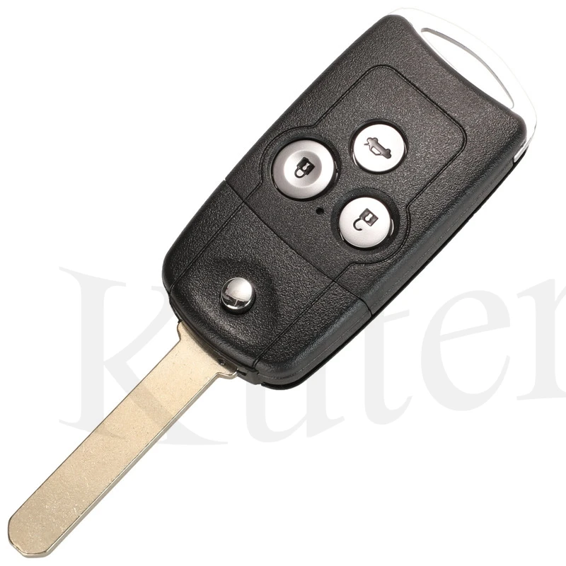 

Kutery 2/3/4 кнопки флип автомобильный пульт дистанционного ключа оболочка Fob Подходит для Honda Acura Civic Accord Jazz CRV HRV чехол для ключей замена корпуса