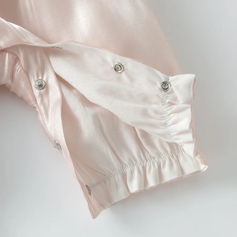 Newborn jumpsuit 2022 spring new baby baby bag fart clothes outing clothes princess romper romper