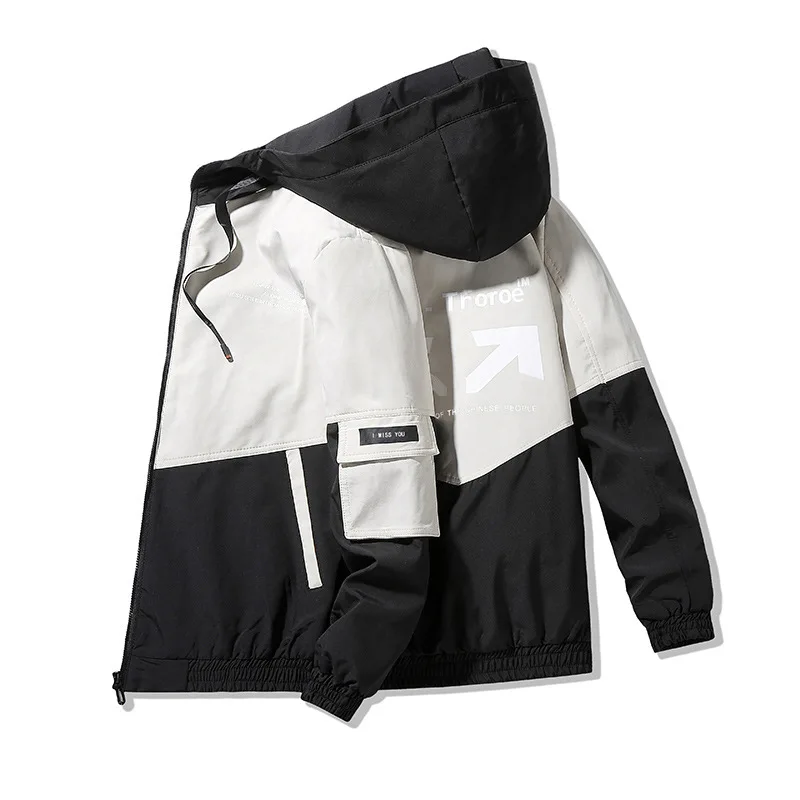 

Одежда для осени мужская с капюшоном, 3XL