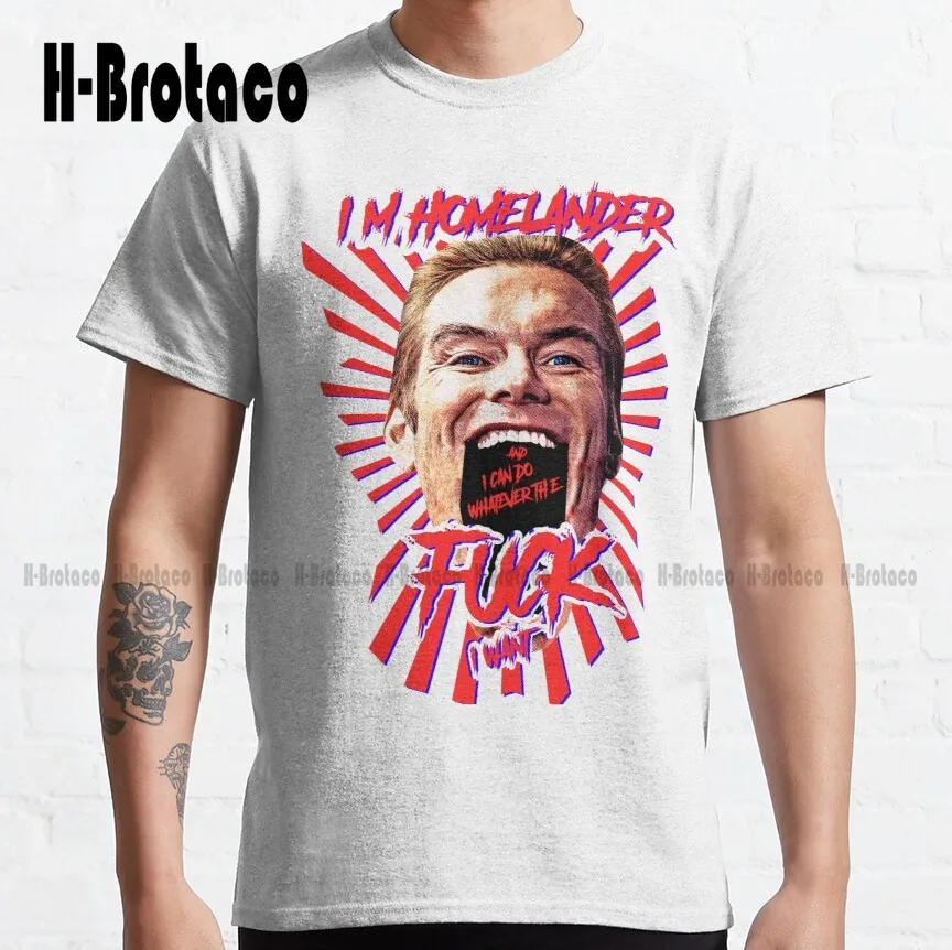 

I Am Homelander The Boys Homelander Super Classic T-Shirt Funny Art Streetwear Cartoon Tee Xs-5Xl Unisex Digital Printing Retro