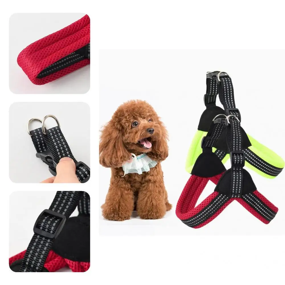 

Tear Resistant Reusable Soft Padded Pet Tractional Vest for Walking