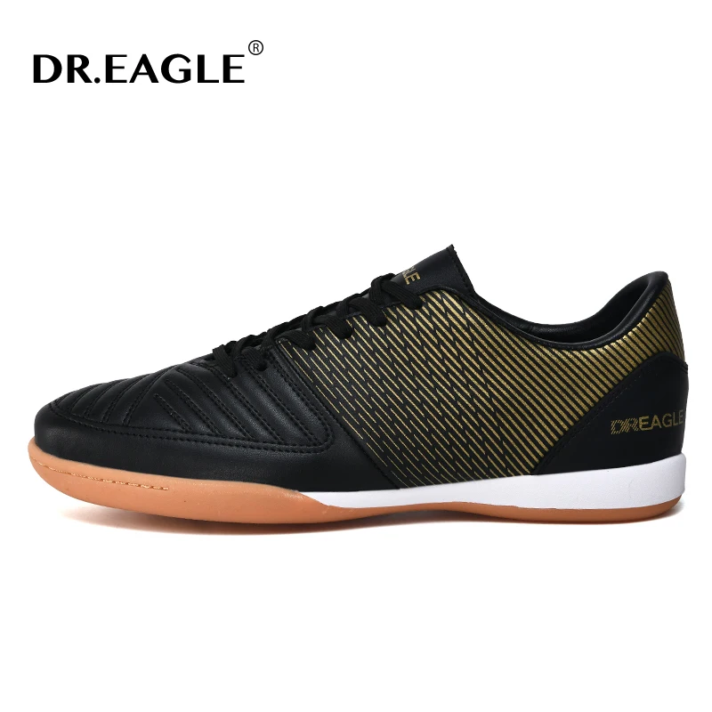 DR.EAGLE Men Indoor Football Shoes Futsal Beef Tendon Bottom Men Professional Non Slip Soccer Shoes IC Football Shoes Cleats
