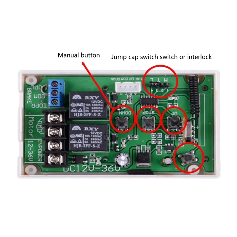 Беспроводной контроллер двигателя 1185 ручные переключатели управления для