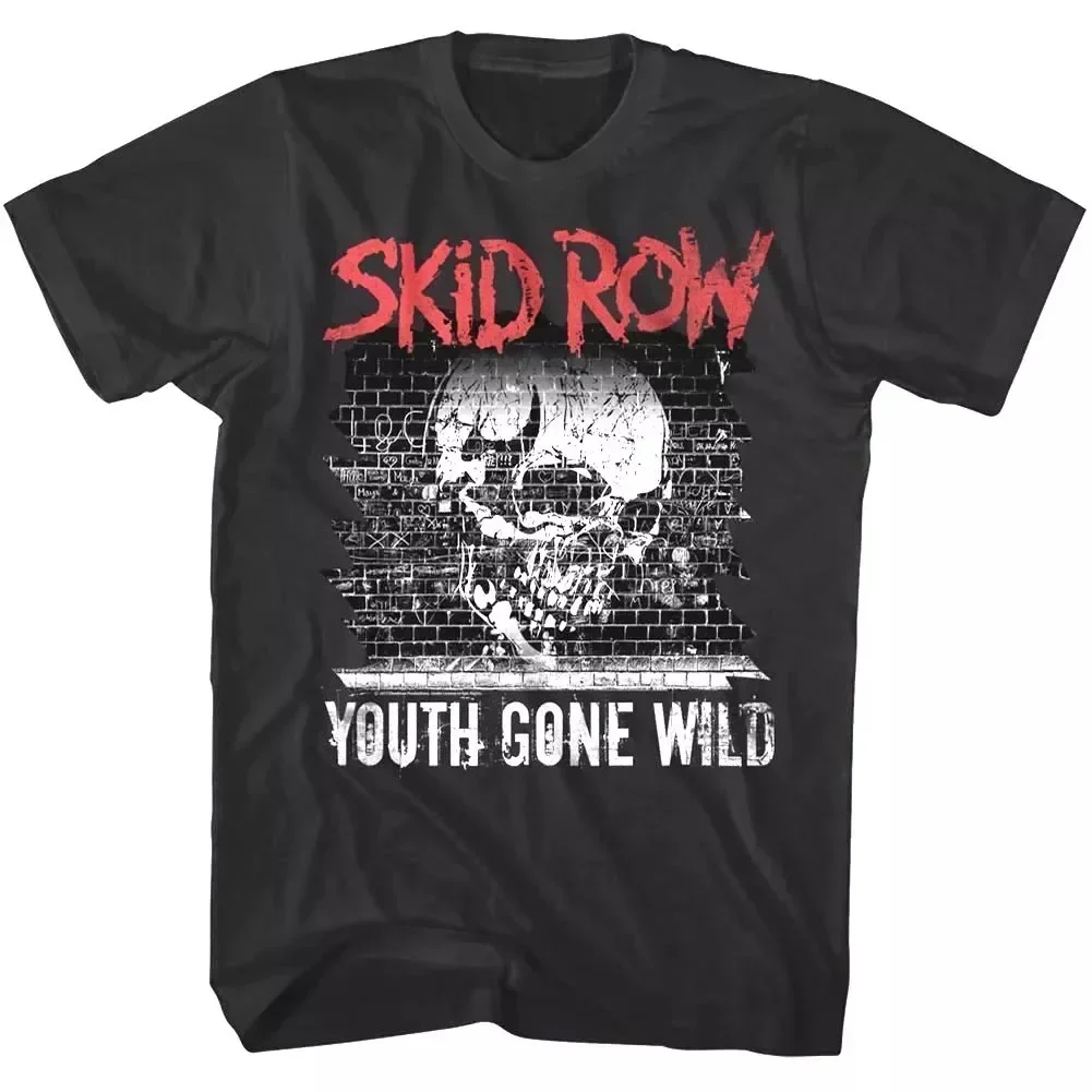 Фото Skid Row Youth Gone Wild Граффити Череп Футболка Полный размер S-5XL №1
