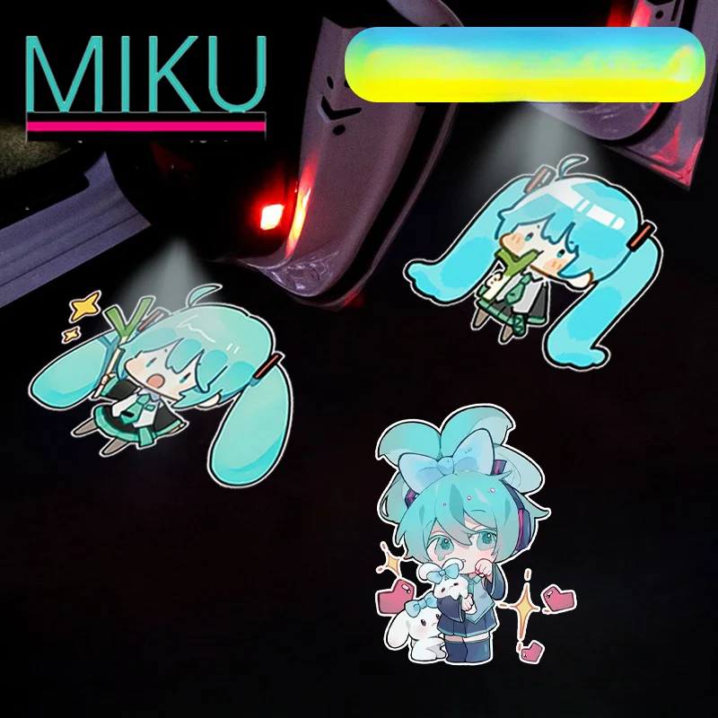 Hatsune Miku автомобильная дверь искусственная анимация периферийный милый