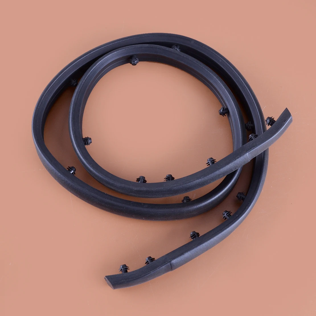 

86357-F2000 уплотнительная лента для переднего верхнего бампера автомобиля, подходит для Hyundai Elantra Sedan 2017 2018, черная резина