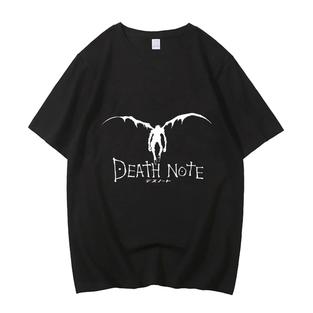 

Death Note Misa Shinigami Ryuk High Quality Cotton EU size tshirt anime men top Japanese graphic y2k unisex clothes