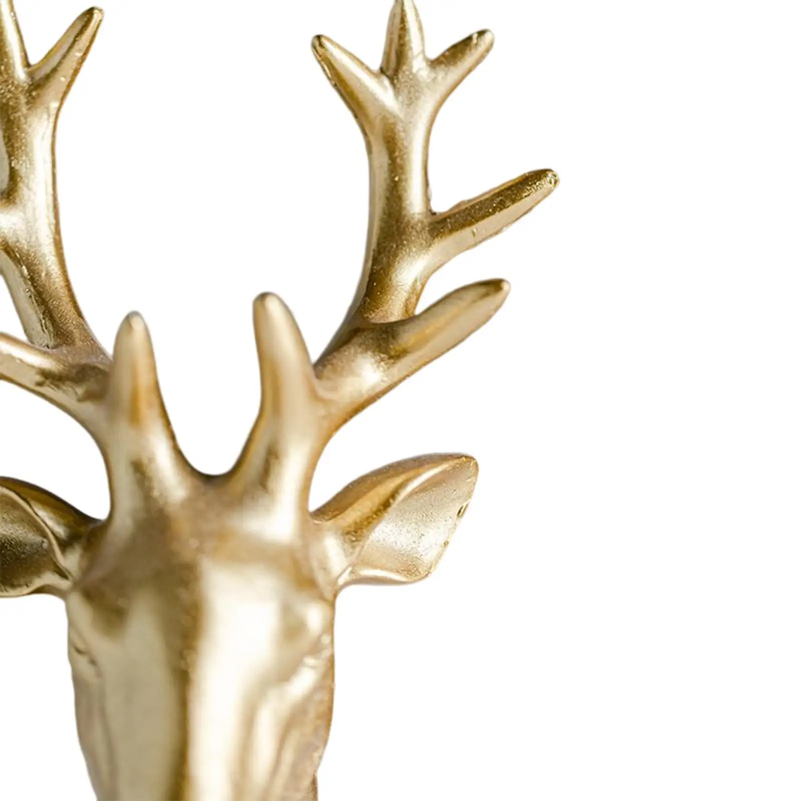 

Deer Head Statue Decorative Sculpture for Living Room Housewarming Gifts